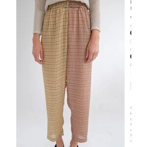 Beklina Basic Pant Plaid Two-Tone, S/M